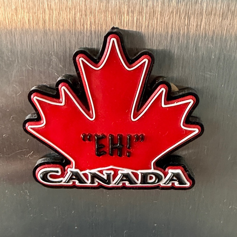Red Canada Maple Leaf  Fridge Magnet